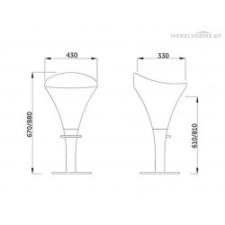 Стул Sedia Bomba белый
