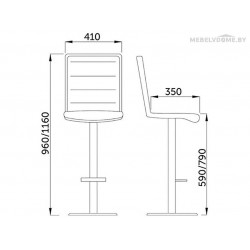 Стул Sedia Capri красный