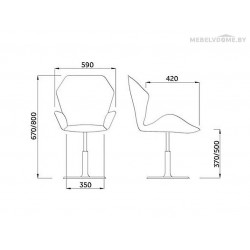 Стул Sedia Oslo крем