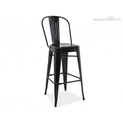 Стул барный Signal Loft H-1 черный Стул барный Signal Loft H-1 черный