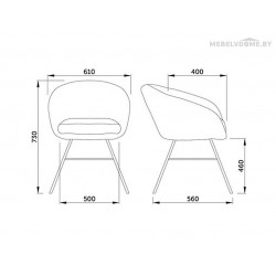 Стул Sedia Amur зеленый