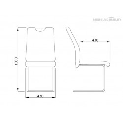 Стул Sedia Ava белый