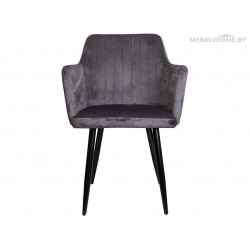 Стул Sedia Brit velvet серый