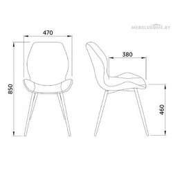 Стул Sedia Congo velvet оливковый