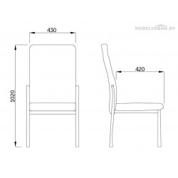 Стул Sedia Denver капучино