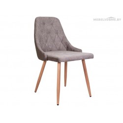Стул Sedia Lara светло-серый / дуб