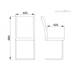 Стул Sedia Ronald eco черный