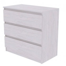 Комод SV-мебель (МС Бриз 1 К) (3 ящика), ясень анкор светлый