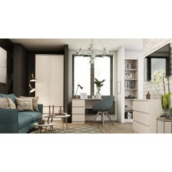 Стол с ящиками SV-мебель (МС Бриз 1 К), ясень анкор светлый