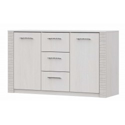 Комод SV-мебель (МС Гамма 20 Серия 4) (3 ящика двухстворчатый) , Ясень анкор светлый / Сандал светлый