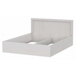 Кровать SV-мебель (МС Гамма 20 Серия 4) двойная (универсальная 160x200, Ясень анкор светлый / Сандал светлый