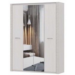 Шкаф SV-мебель (МС Гамма 20 Серия 4) универсальный 4х ств , Ясень анкор светлый / Сандал светлый